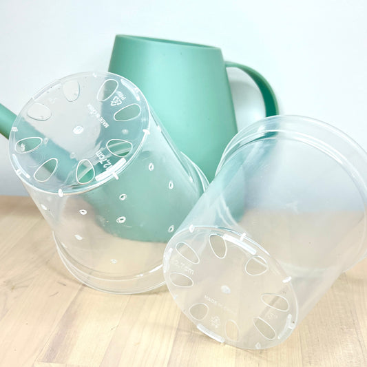 5” Clear Plastic Plant Pot – Standard Option